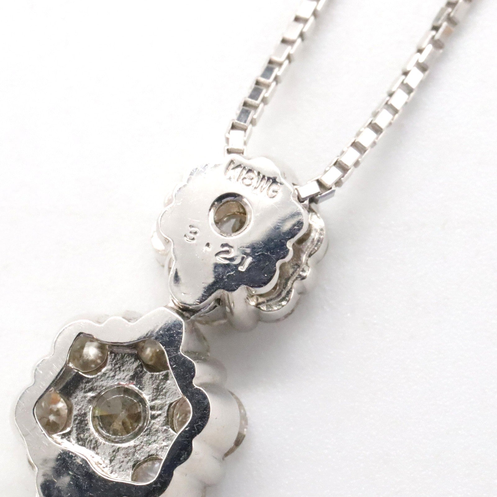 JEWELRY 18K白金Diamond Necklace鑽石項鍊