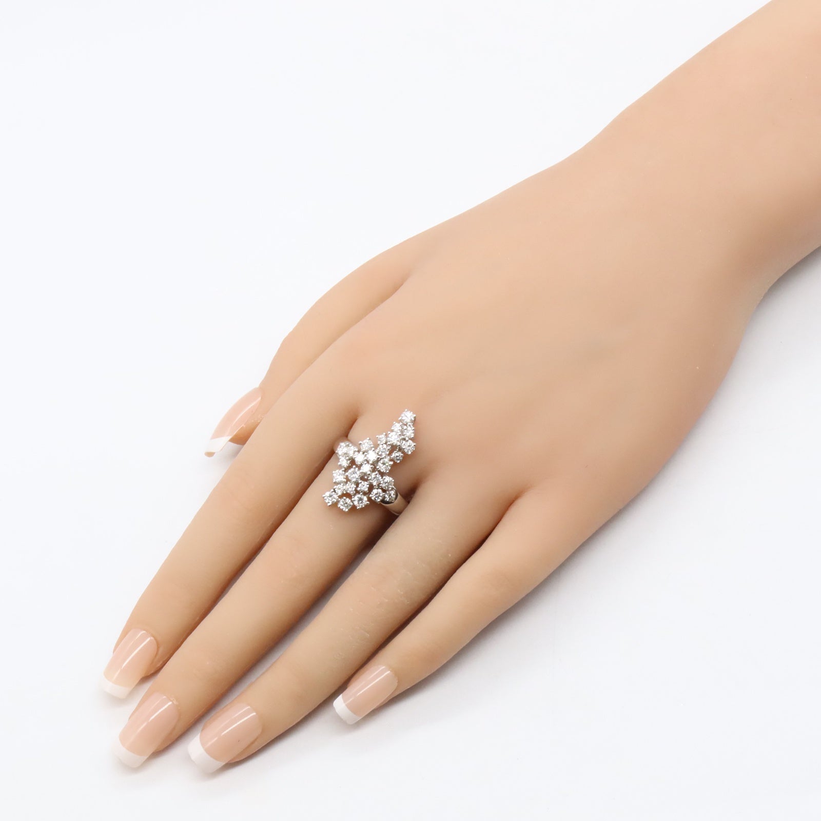 JEWELRY 18K白金Diamond Ring鑽石戒指US#9.25