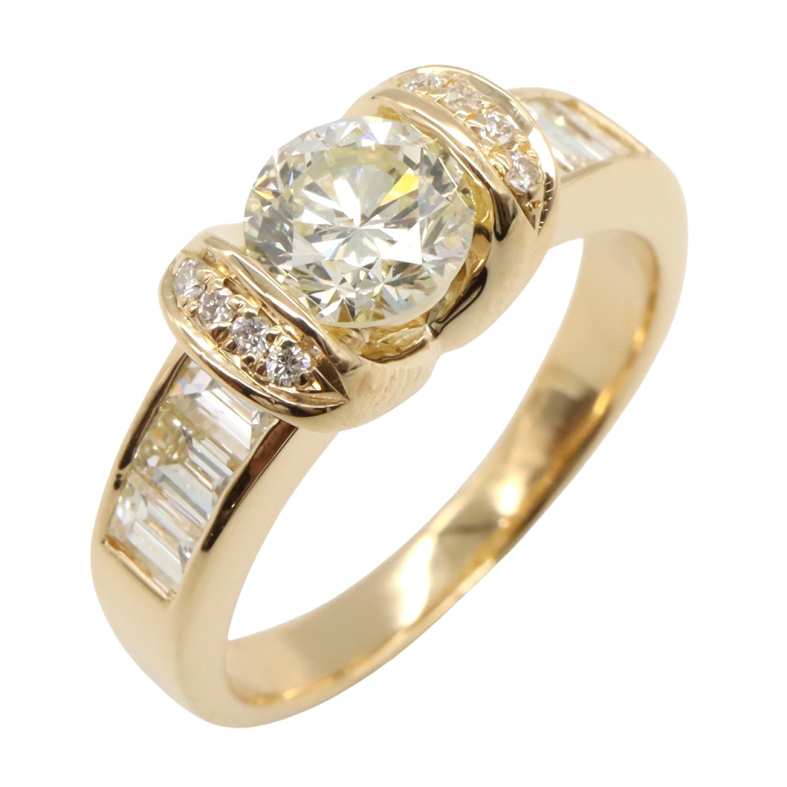 JEWELRY 18K黃金Diamond Ring鑽石鑽石US#7