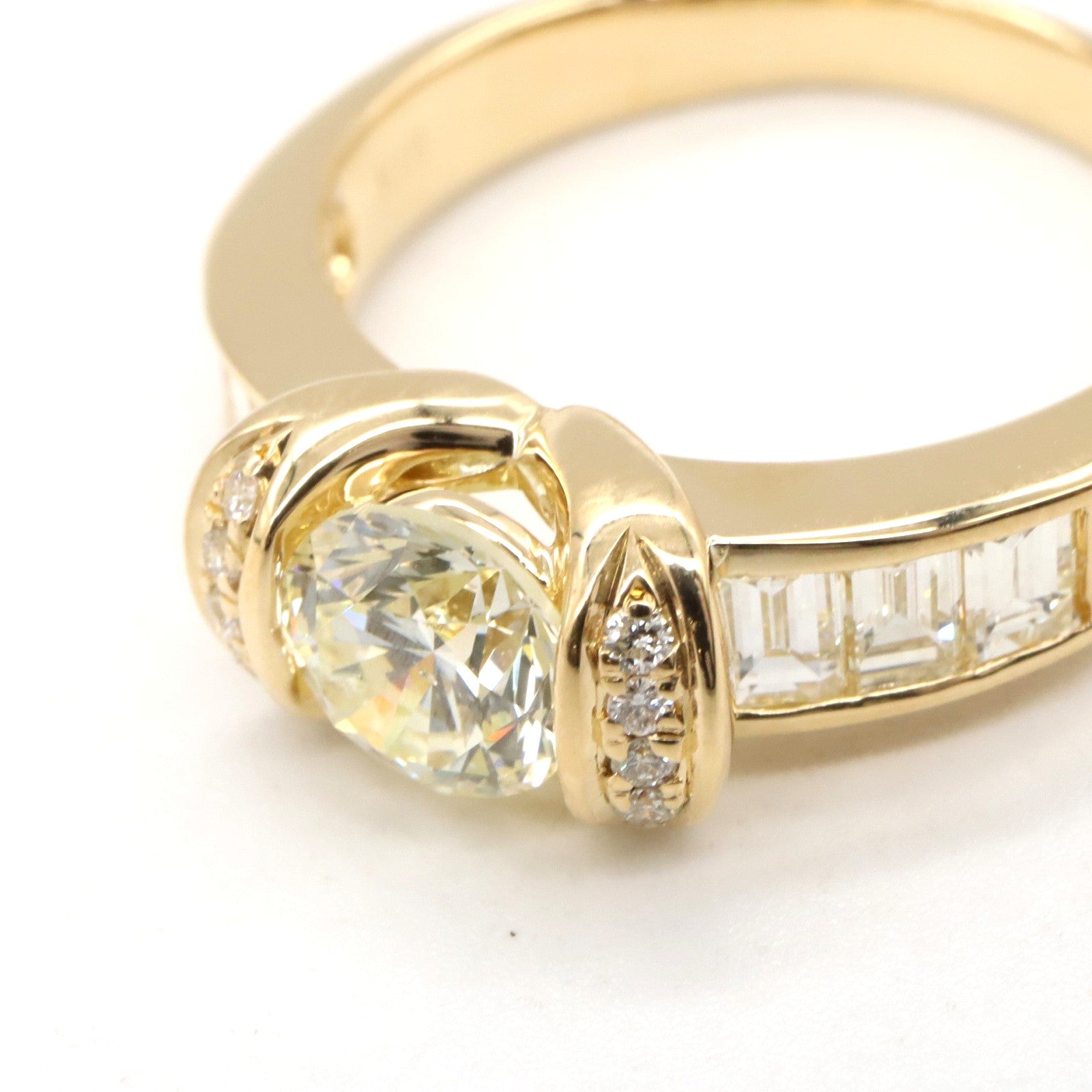 JEWELRY 18K黃金Diamond Ring鑽石鑽石US#7