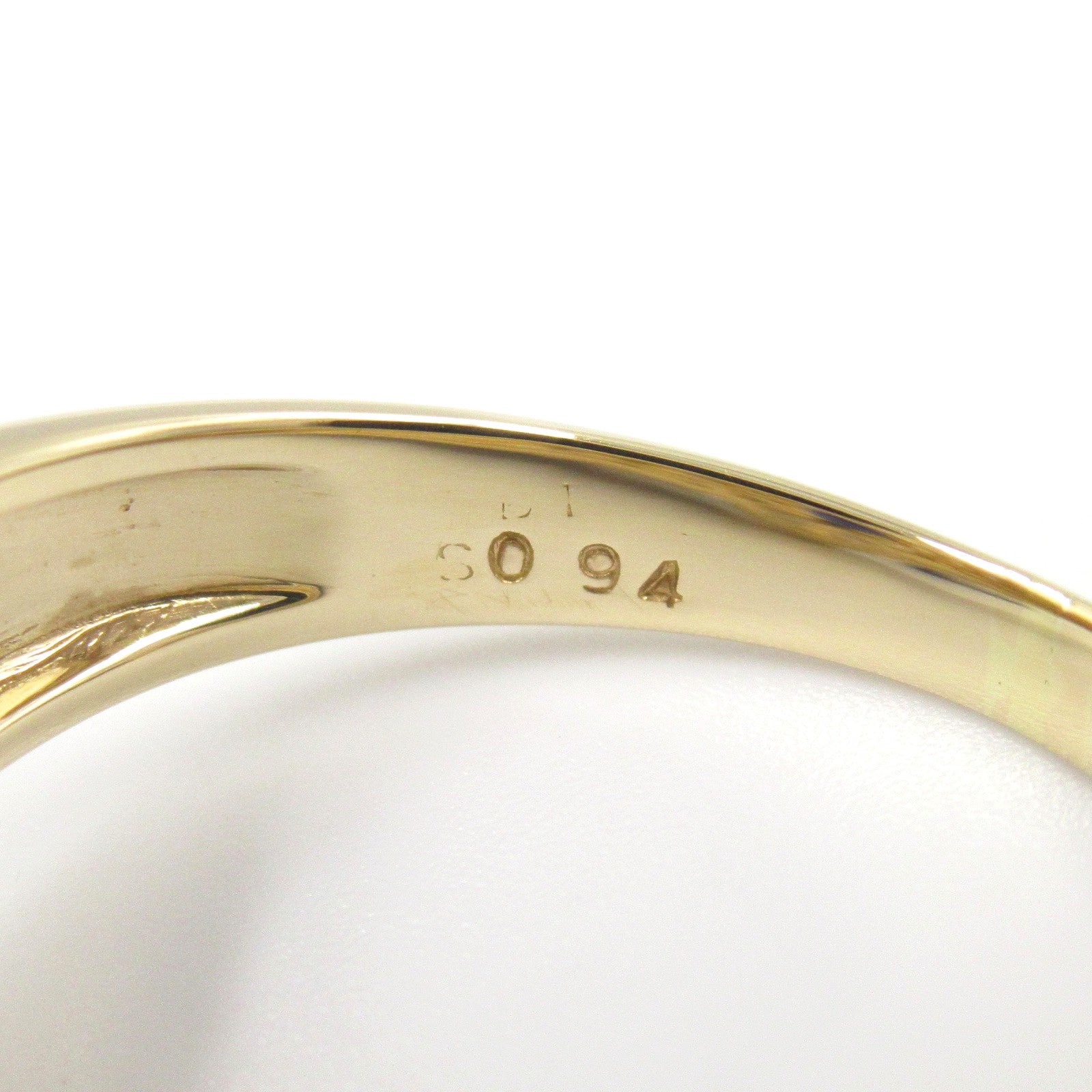 JEWELRY 18K黃金Sapphire Ring藍寶石/鑽石戒指US#5.25