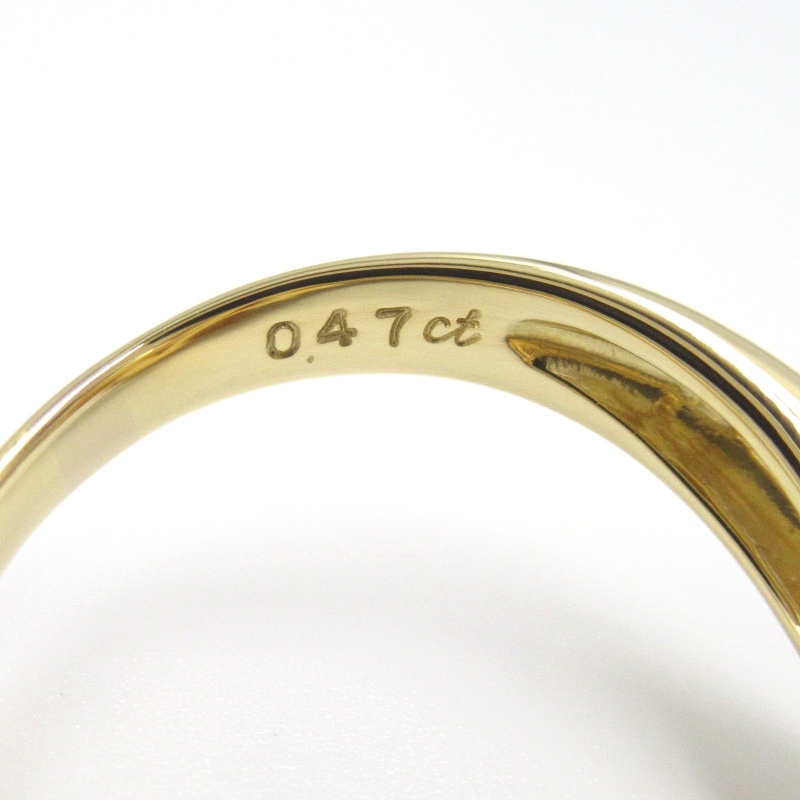 JEWELRY 18K黃金Pearl Diamond Ring珍珠鑽石戒指US#6