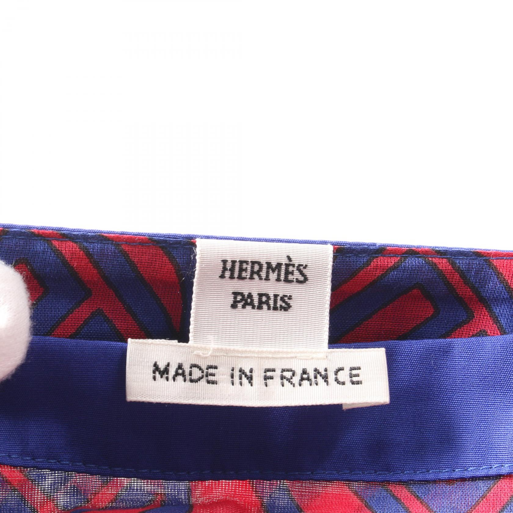 HERMES Cotton Fantaisie d'Etriers Beach Tunic