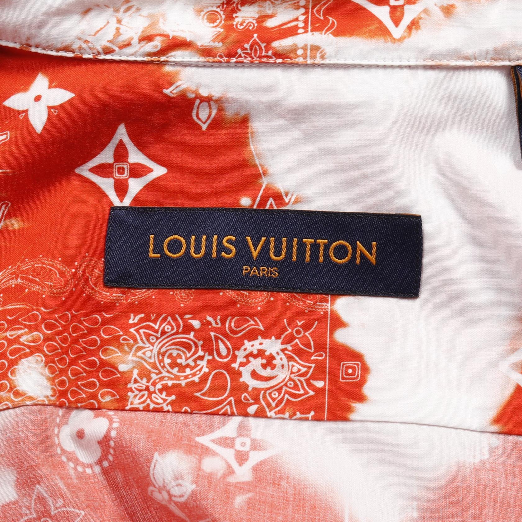 LOUIS VUITTON Cotton Monogram Bandana top shirt襯衫