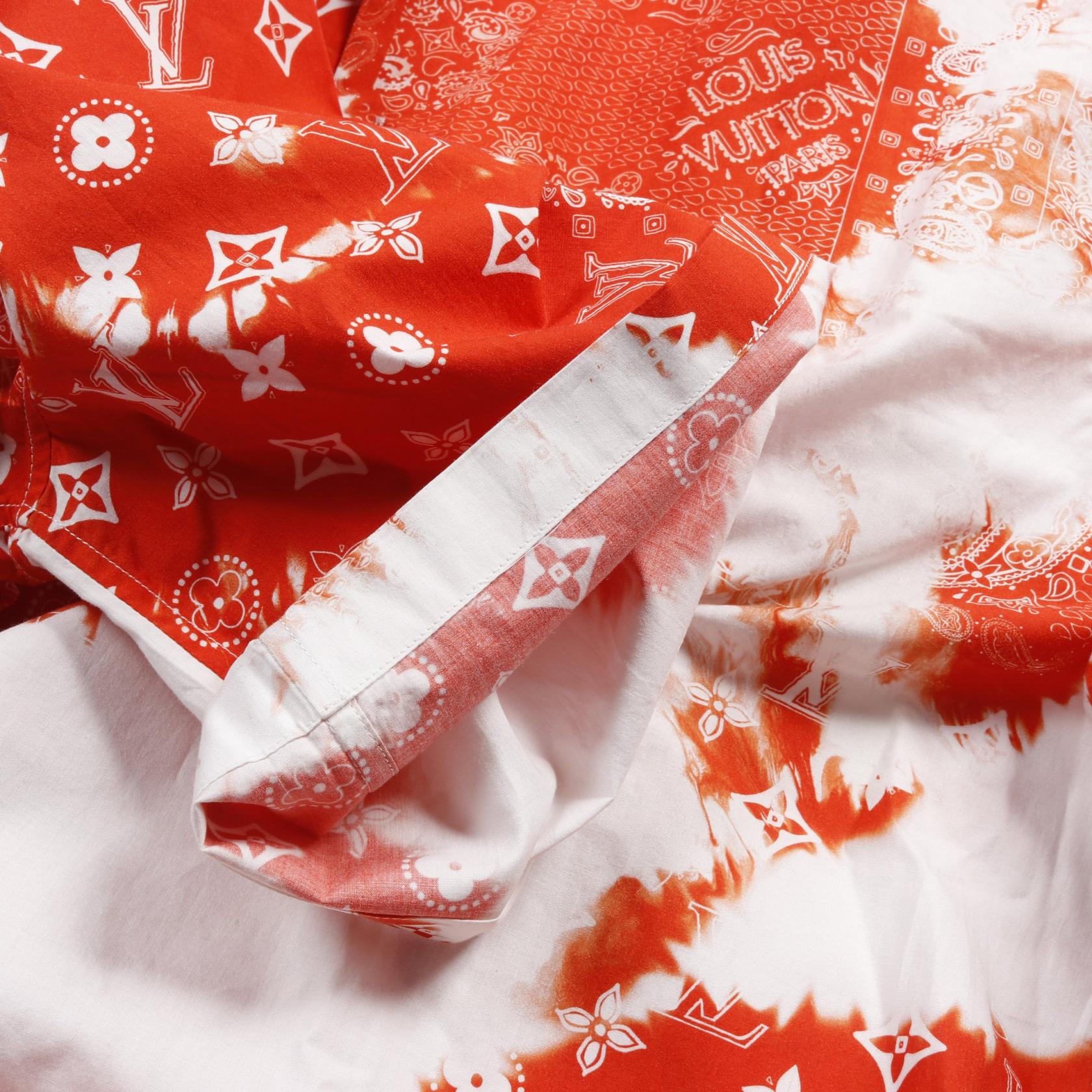 LOUIS VUITTON Cotton Monogram Bandana top shirt襯衫