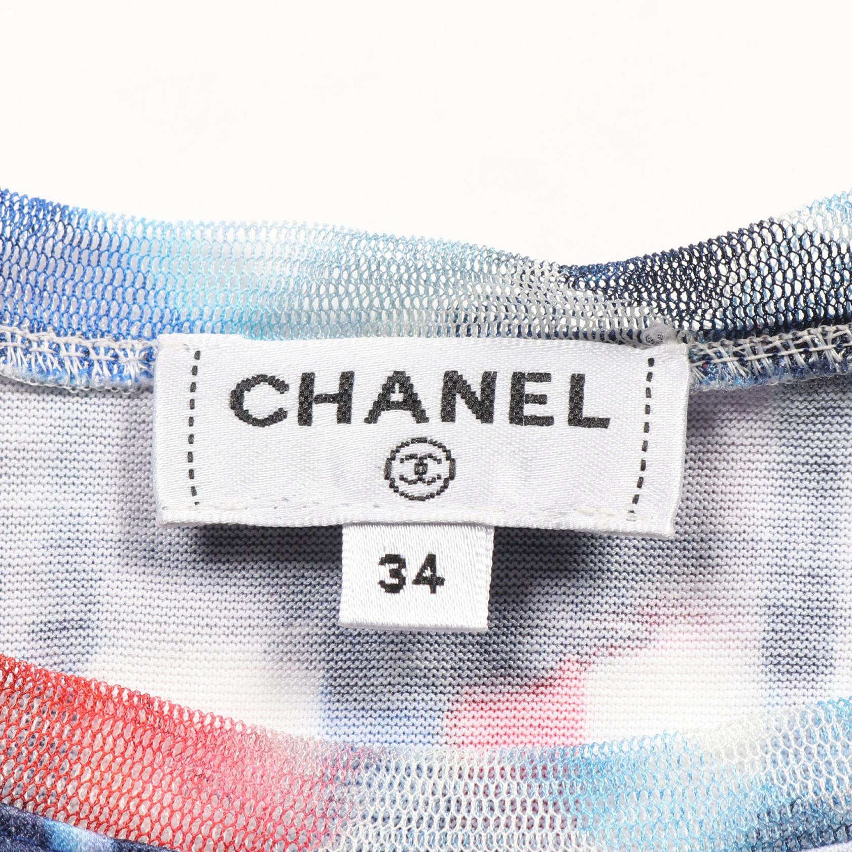 CHANEL Cotton Coco Mark T-Shirt