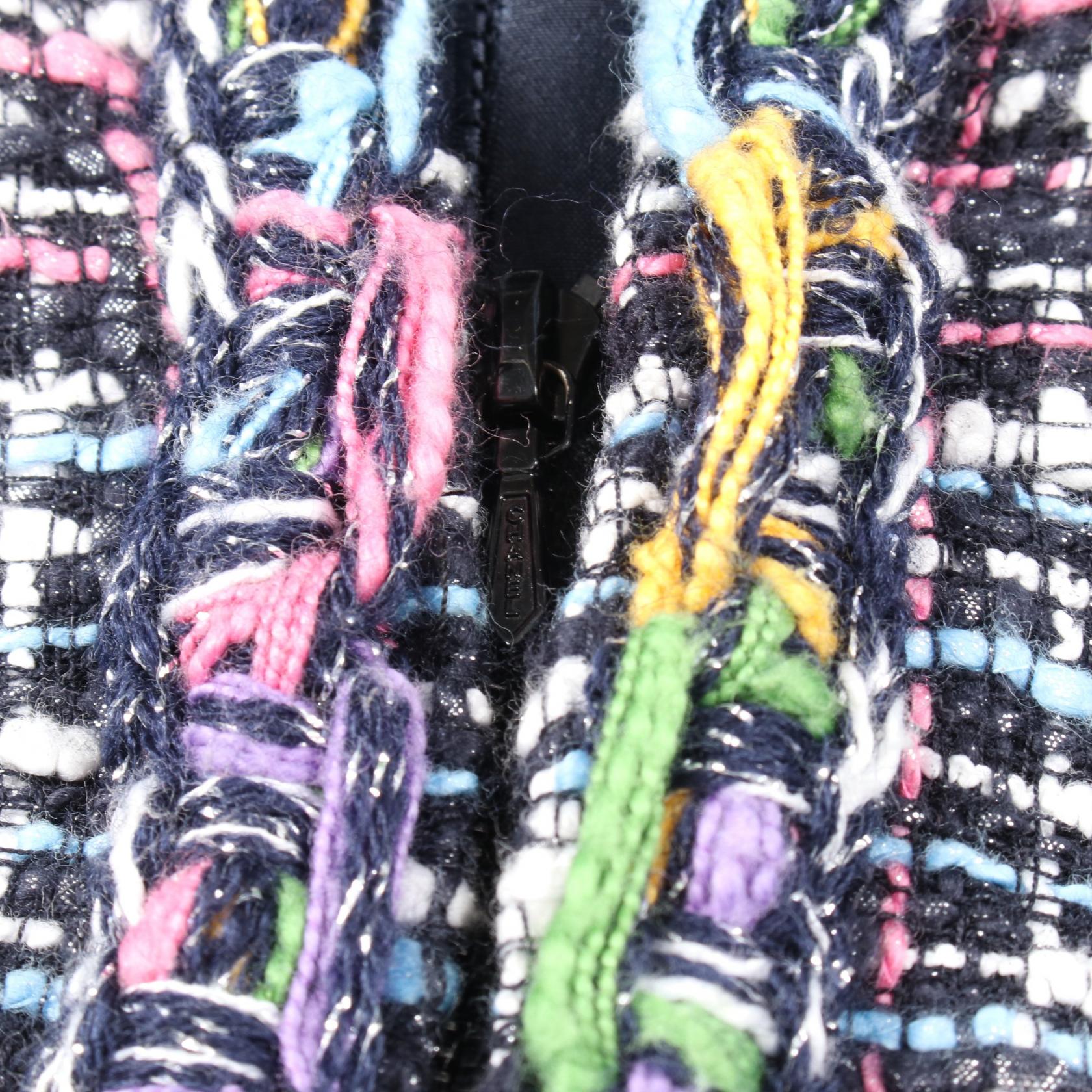 CHANEL Cotton Tweed Dress Sleeveless連身裙
