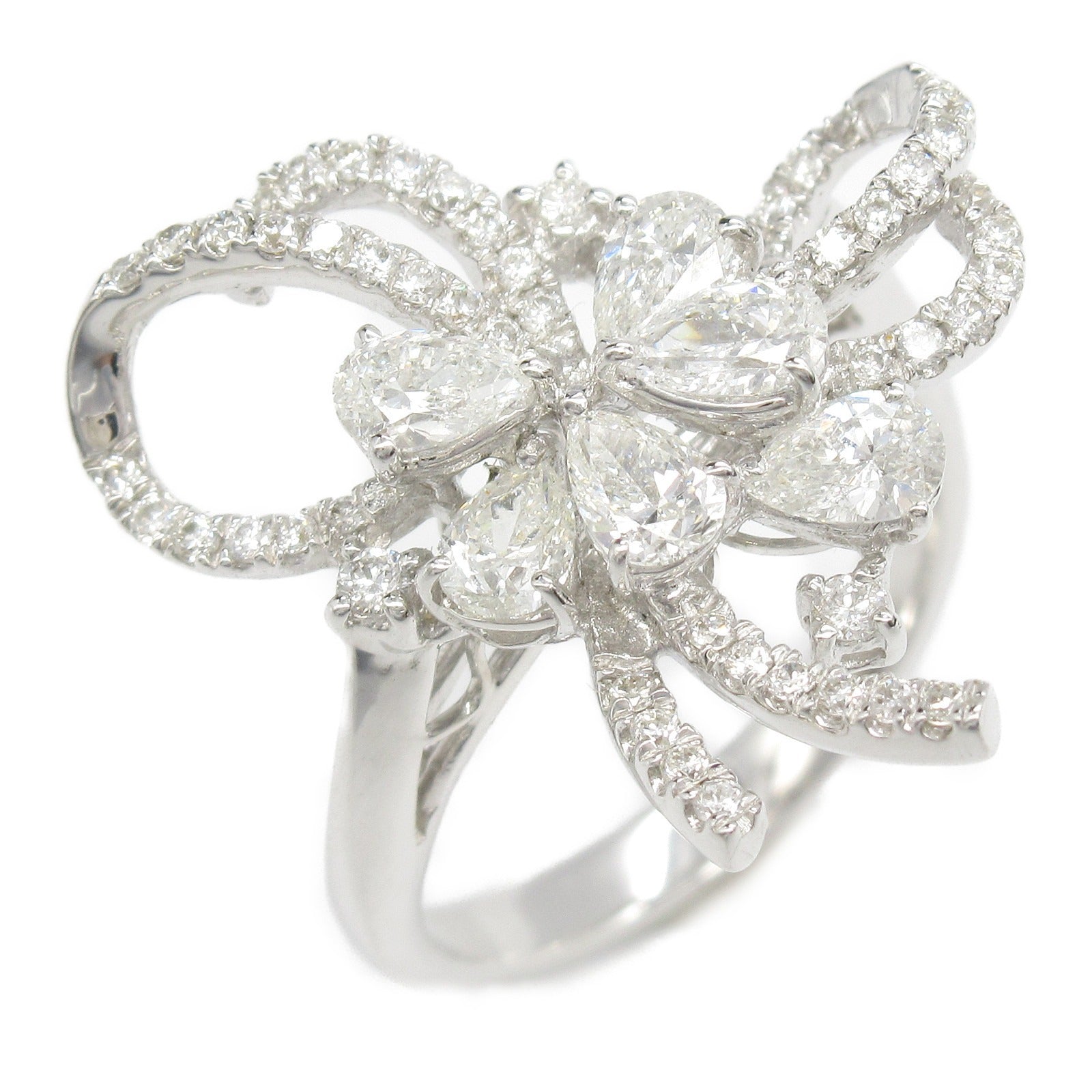 JEWELRY 18K白金Diamond Ring鑽石戒指US#6