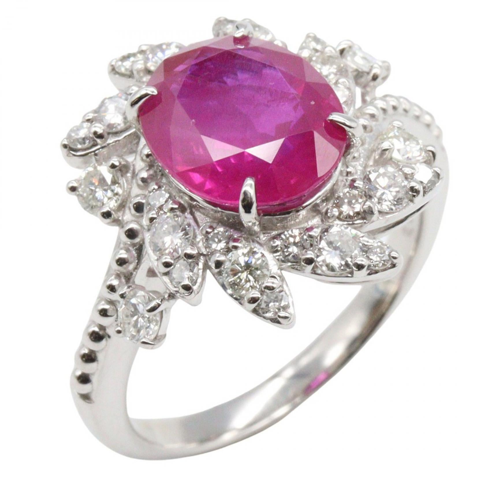 JEWELRY ルビー ダイヤモンド リング