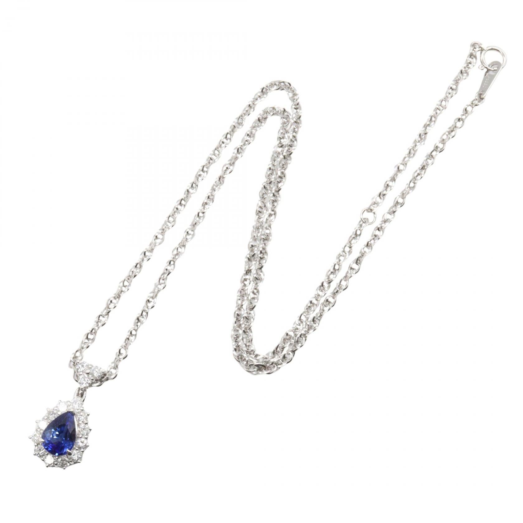 JEWELRY サファイア ダイヤモンド ネックレス