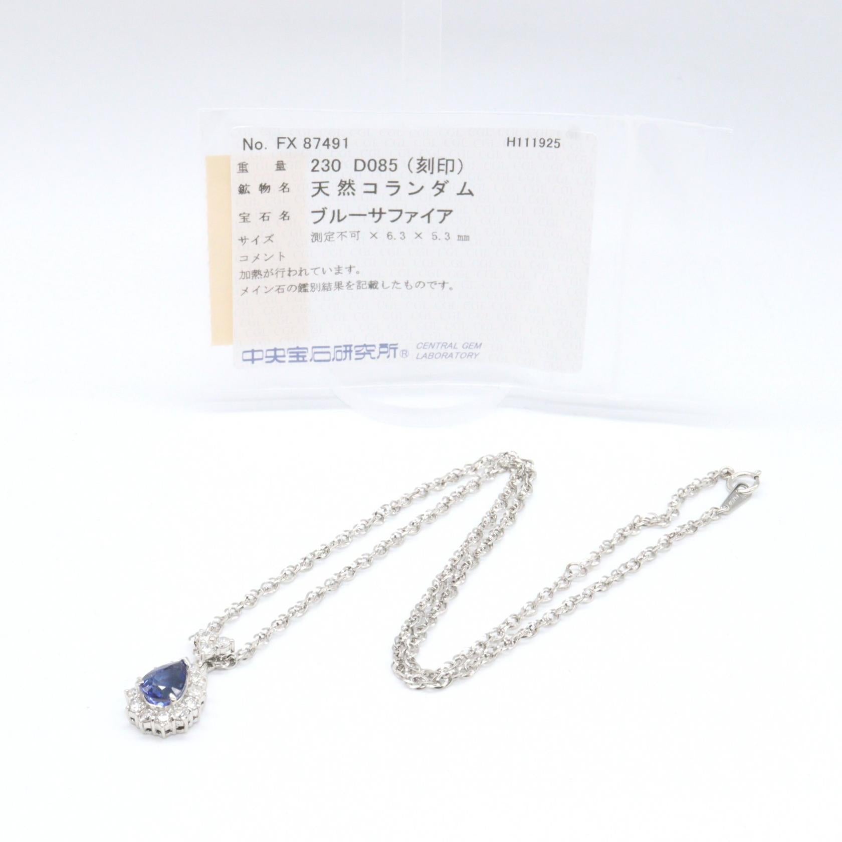 JEWELRY サファイア ダイヤモンド ネックレス