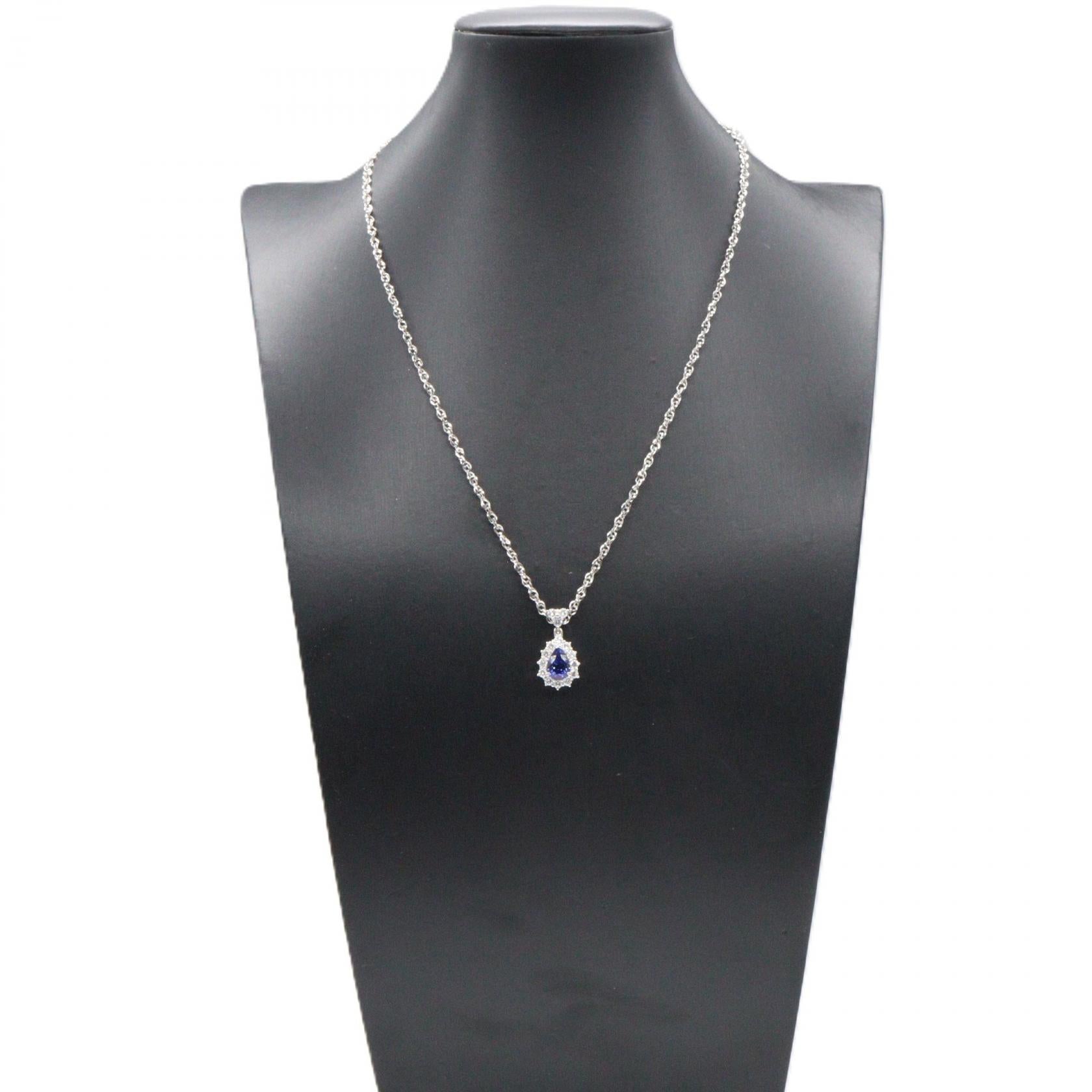 JEWELRY サファイア ダイヤモンド ネックレス