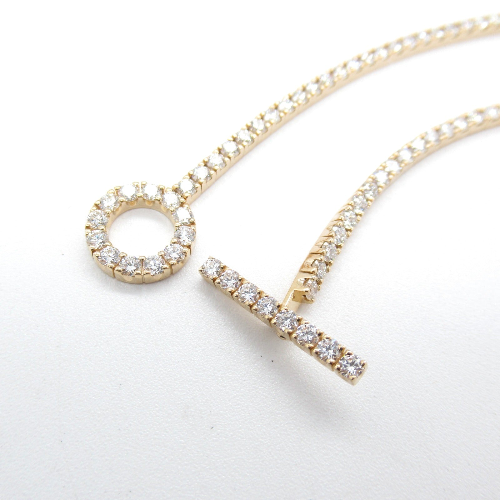 HERMES 【激減優惠】18K玫瑰金Finesse necklace 6.02ct鑽石項鍊