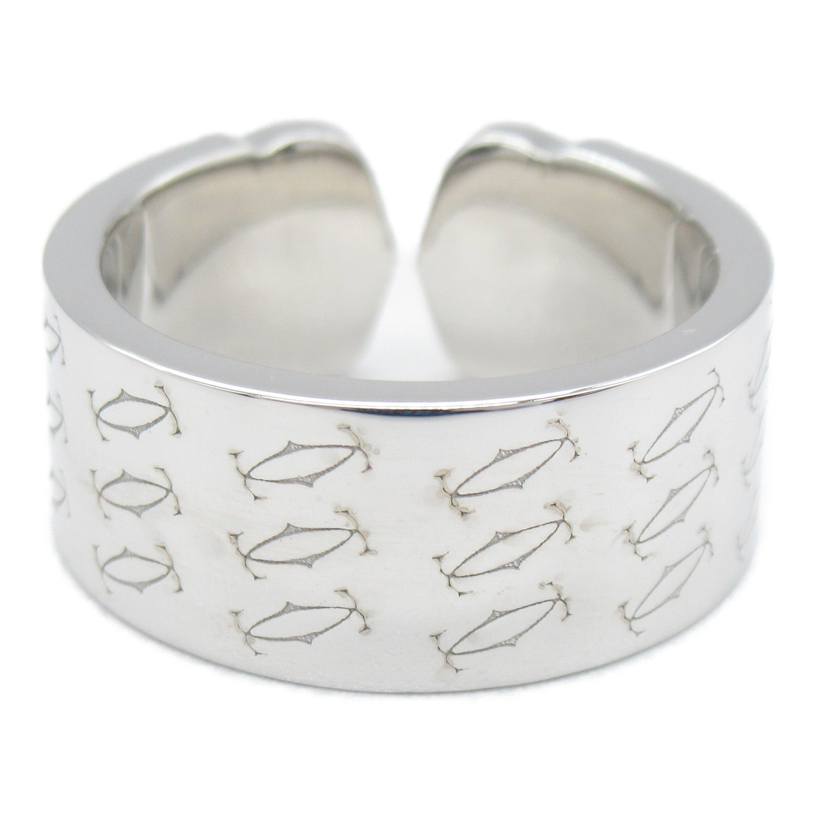 CARTIER 【激減優惠】18K白金C2 2000 Xmas limited Ring戒指銀色US#5/Cartier#49