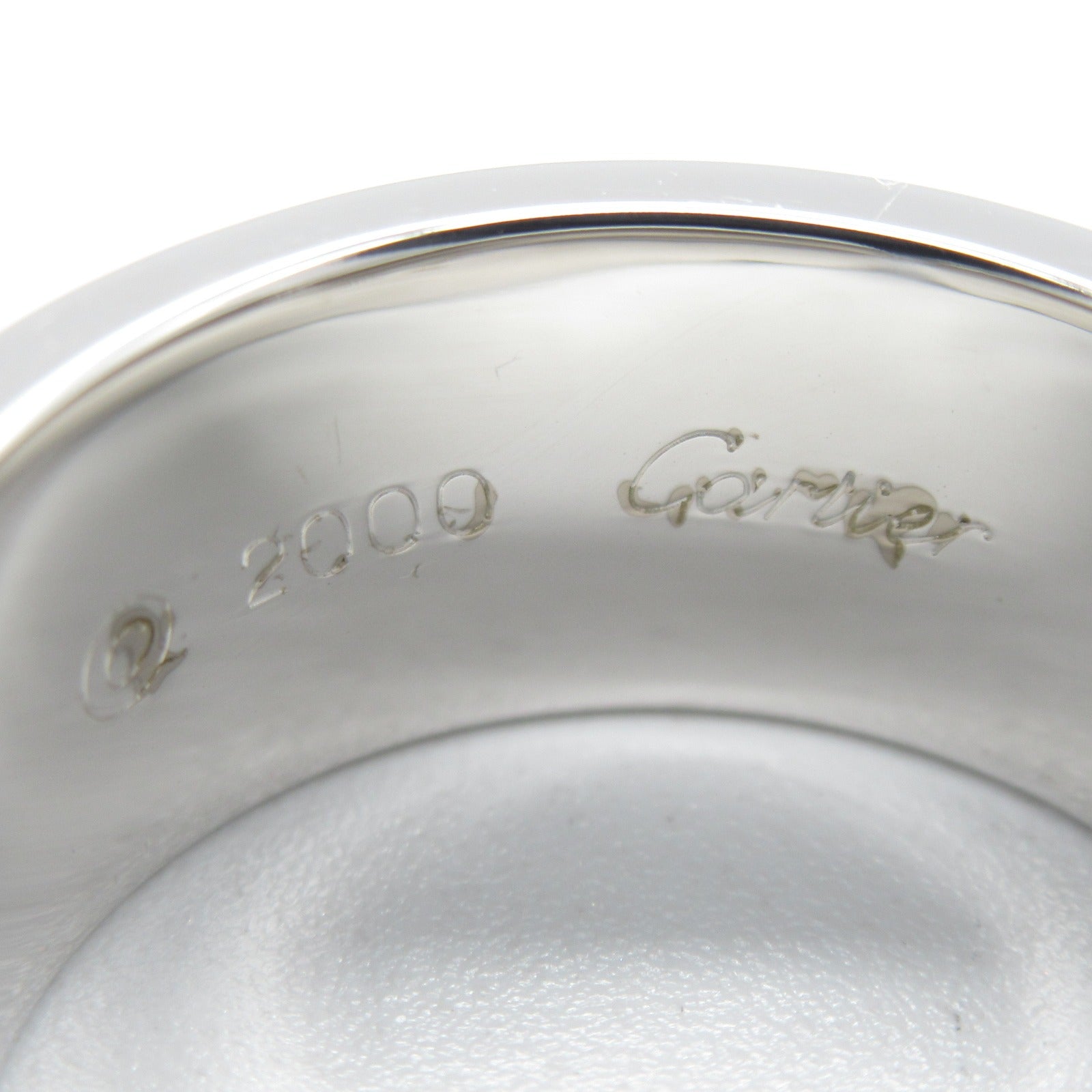CARTIER 【激減優惠】18K白金C2 2000 Xmas limited Ring戒指銀色US#5/Cartier#49