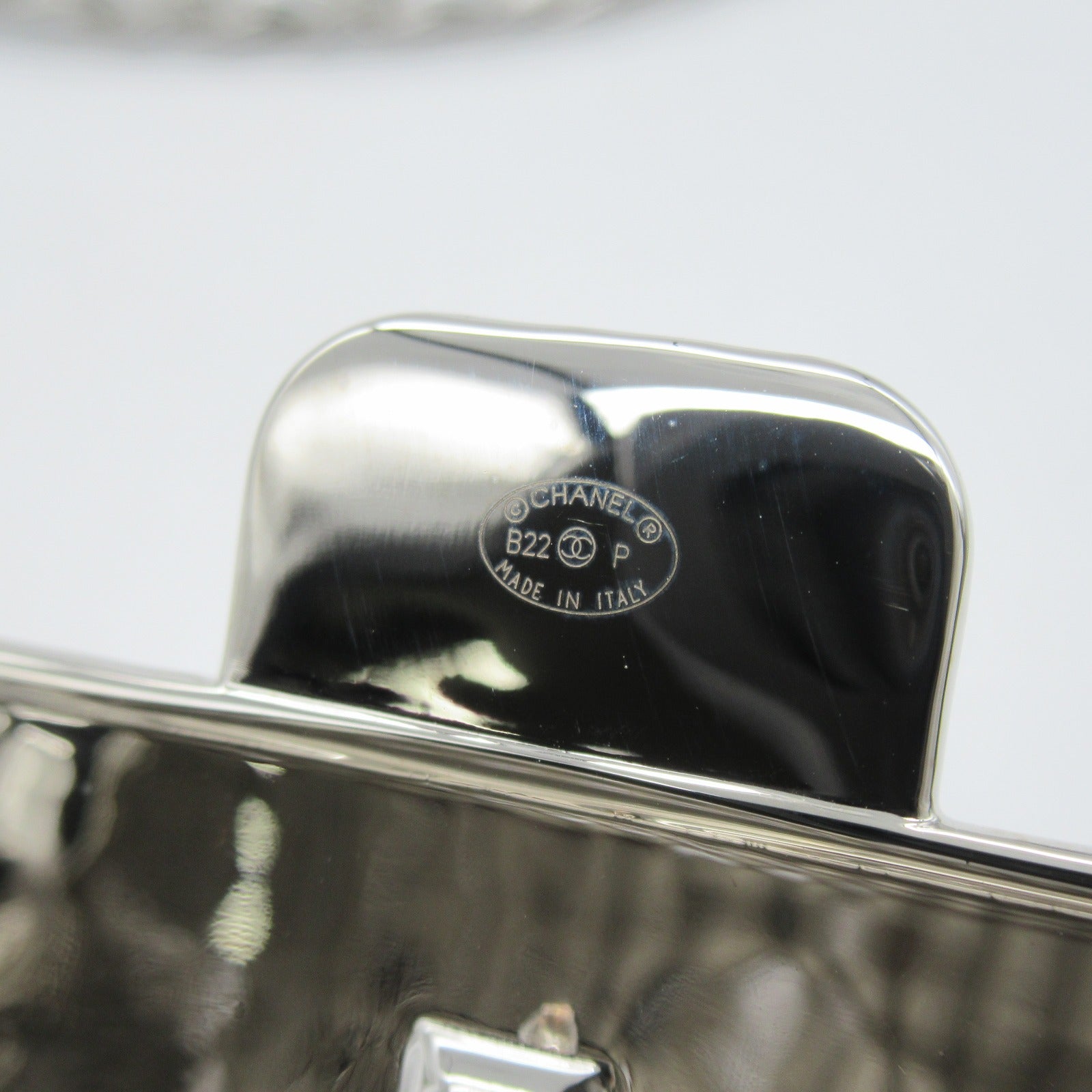 CHANEL **【激減優惠】金屬Matelasse Bag Charm掛飾銀色