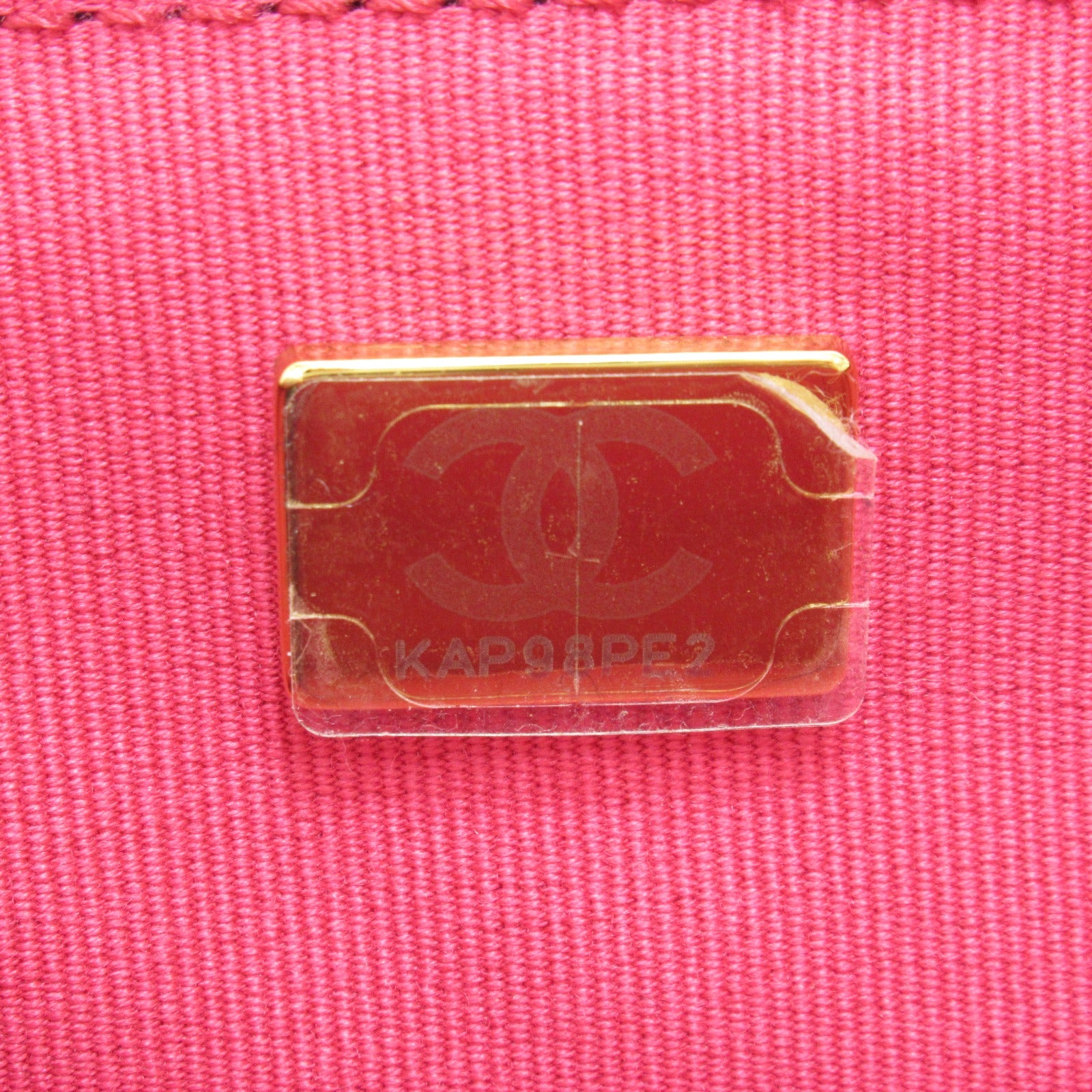 CHANEL 【激減優惠】菱格皮革Vanity  Bag金扣手挽肩背兩用袋黑色