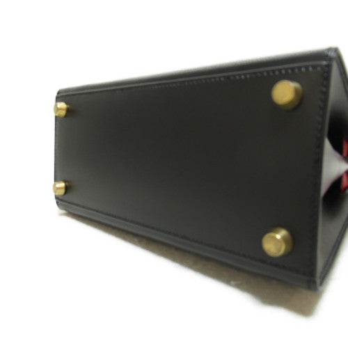HERMES 【激減優惠】Box Calf皮革Mini Kelly金扣手挽肩背兩用袋Noir/Rouge/黑色/紅色