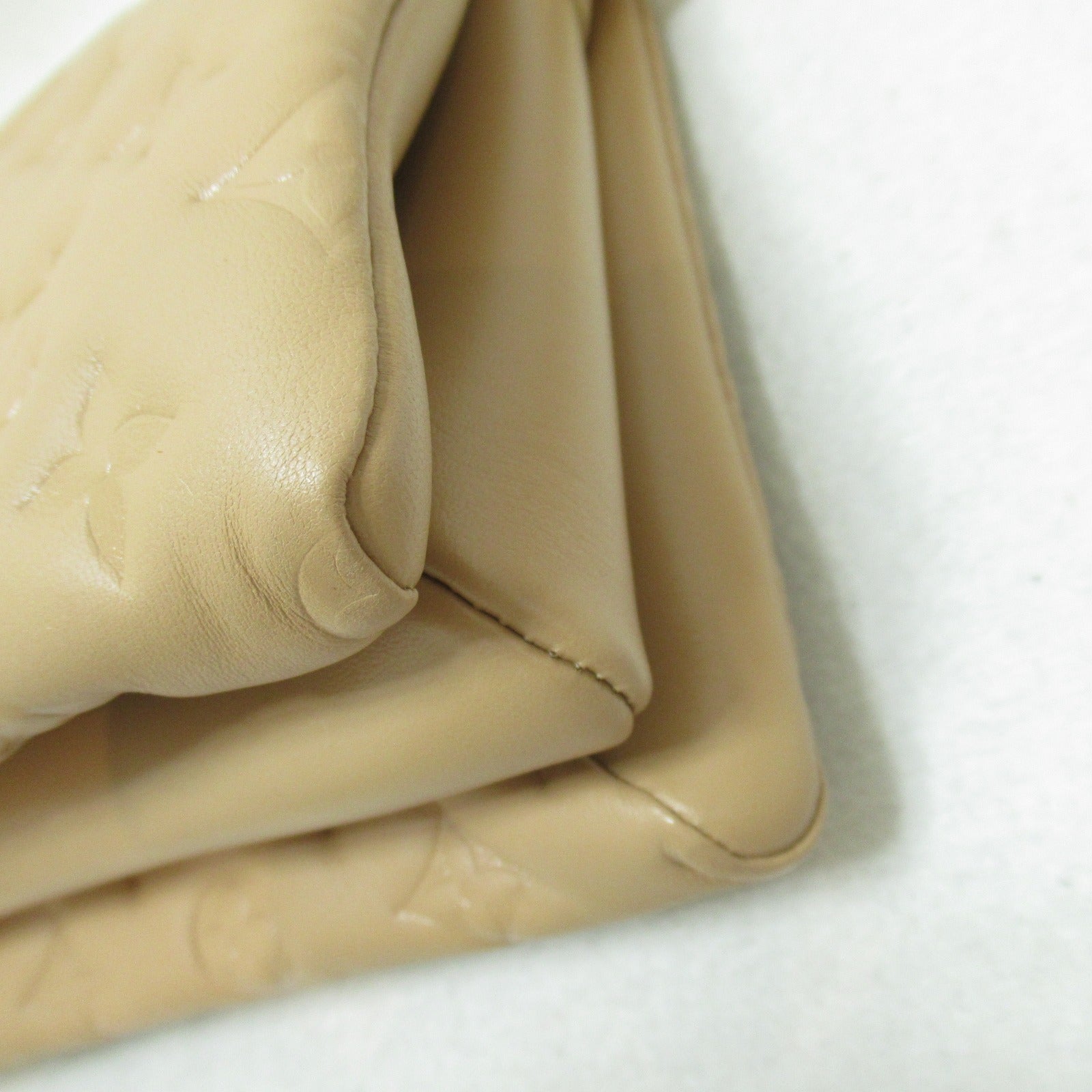 LOUIS VUITTON 【激減優惠】羊皮皮革Coussin PM 2 Way Shoulder Bag Handbag金扣手挽肩背兩用袋米色