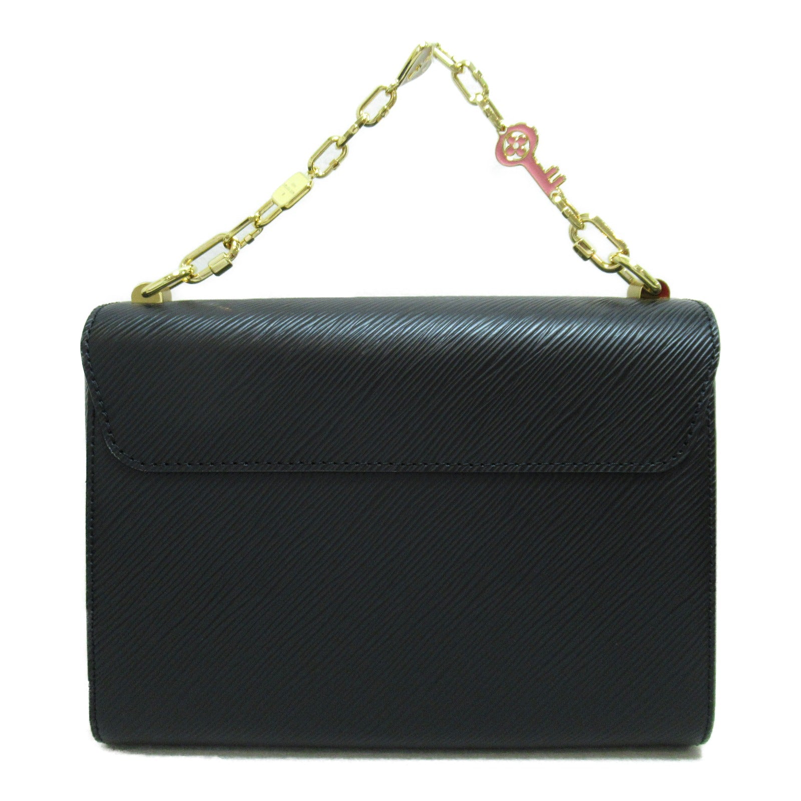 LOUIS VUITTON Epi Twisted MM手挽肩背兩用袋黑色