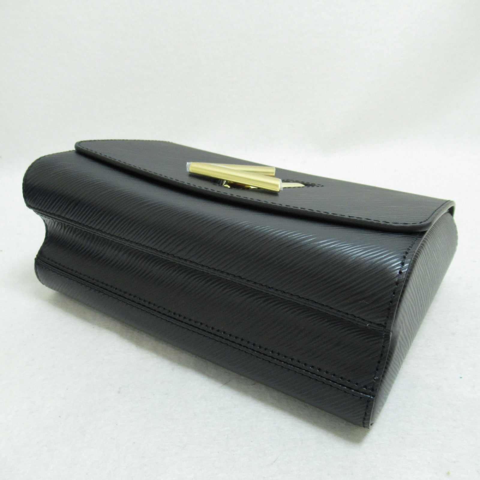 LOUIS VUITTON Epi Twisted MM手挽肩背兩用袋黑色