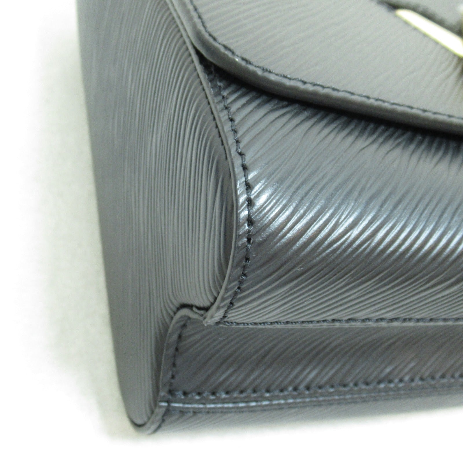 LOUIS VUITTON Epi Twisted MM手挽肩背兩用袋黑色