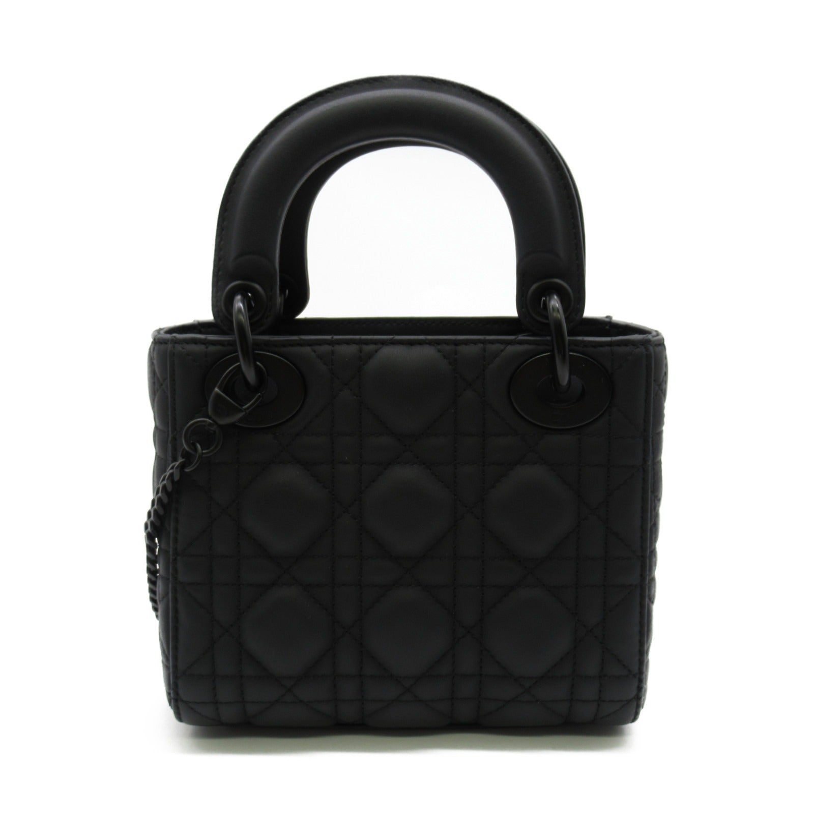 Dior 牛皮皮革Lady Dior Tote手挽袋黒色