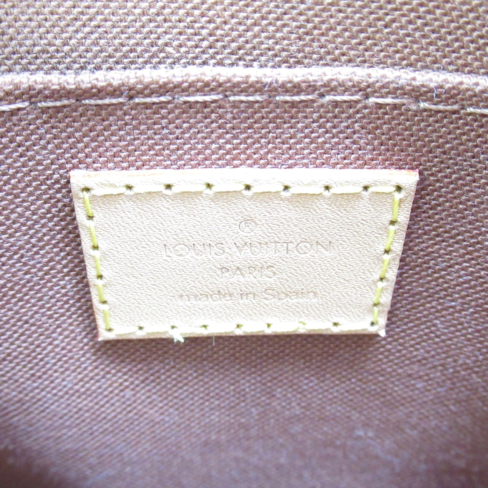 LOUIS VUITTON **【激減優惠】Monogram Petit Sac Plat金扣手挽肩背兩用袋啡色