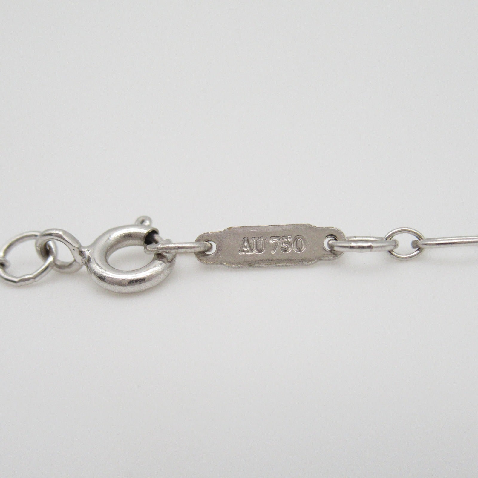 TIFFANY＆CO 【激減優惠】PT950鉑金/18K白金Enchanted Sapphire Diamond Key Necklace項鍊