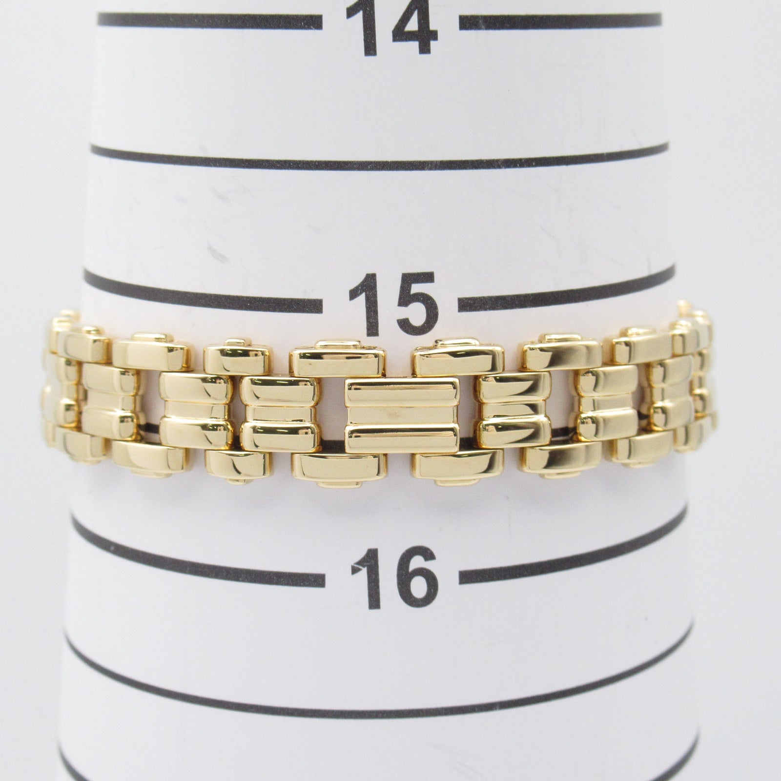 CARTIER Tochu SM 18K黃金/鑽石手錶石英機芯米色