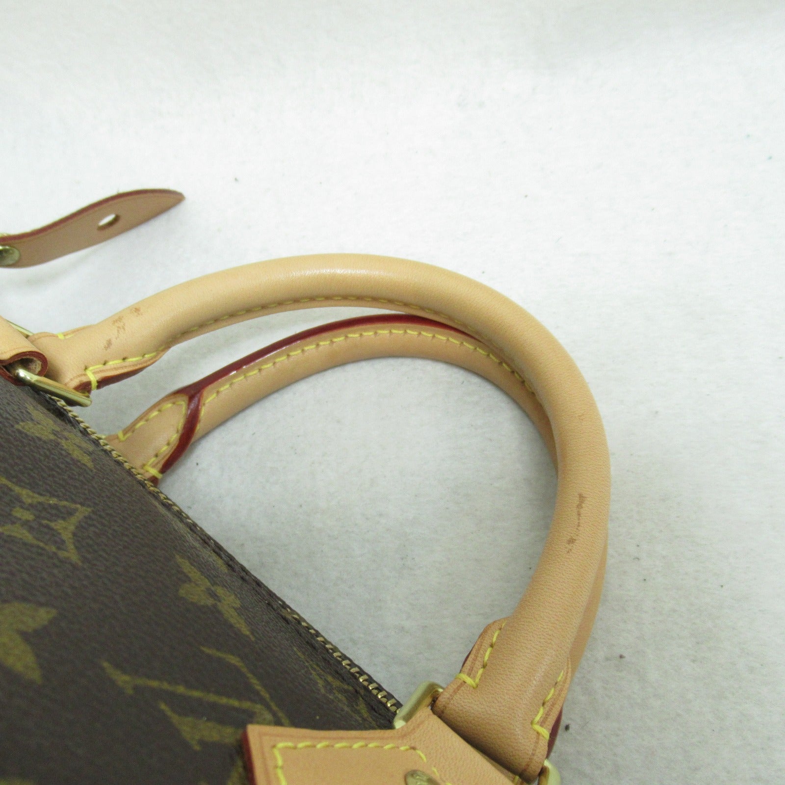 LOUIS VUITTON Monogram Speedy 30金扣手挽袋啡色