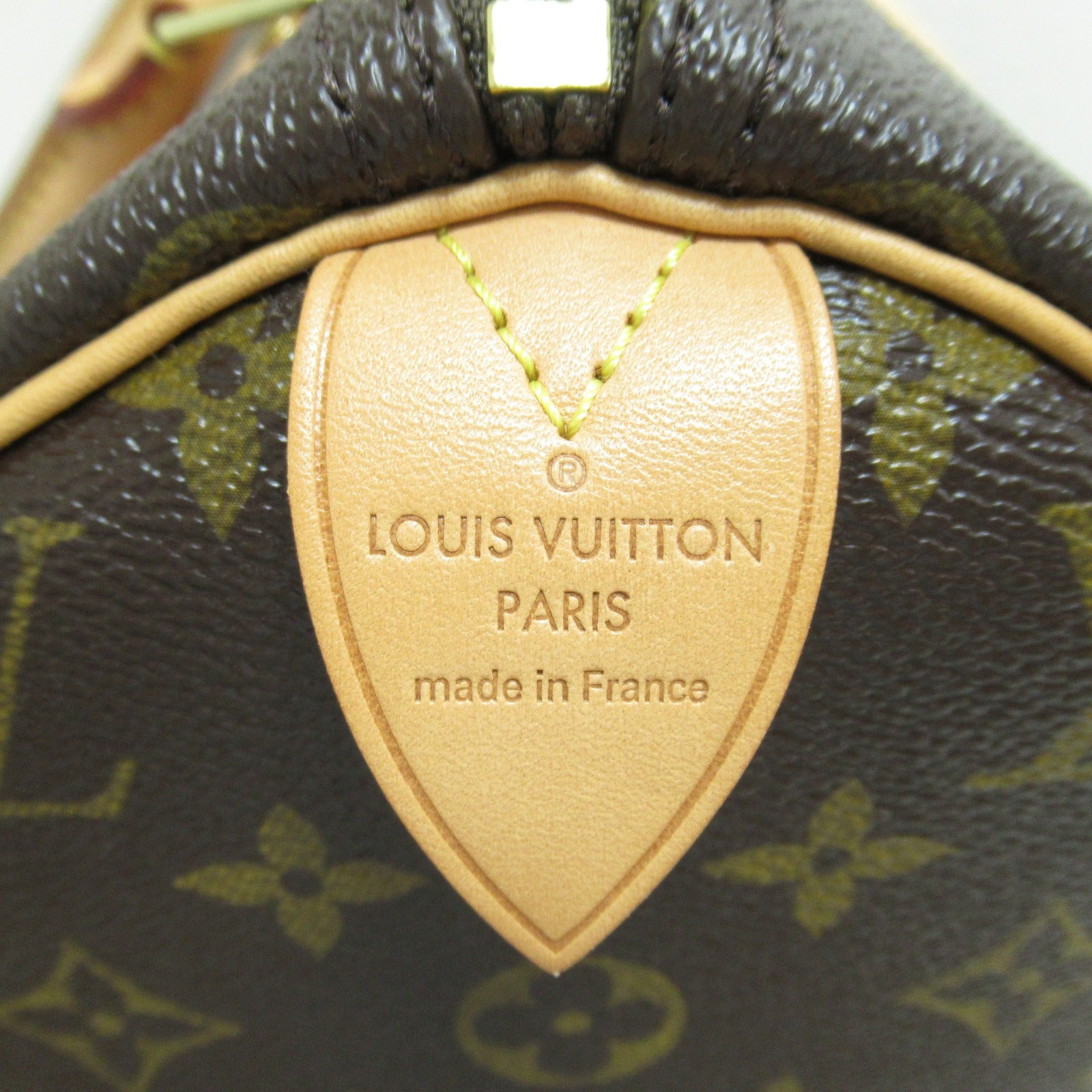 LOUIS VUITTON Monogram Speedy 30金扣手挽袋啡色