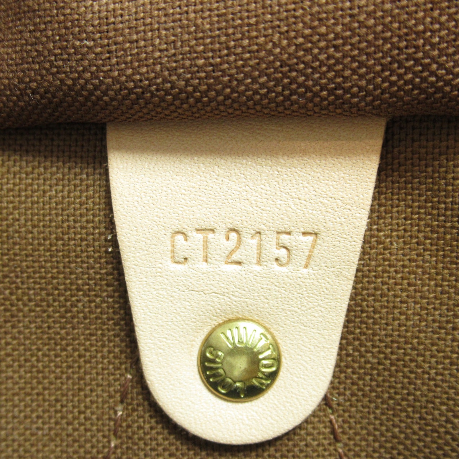 LOUIS VUITTON Monogram Speedy 30金扣手挽袋啡色