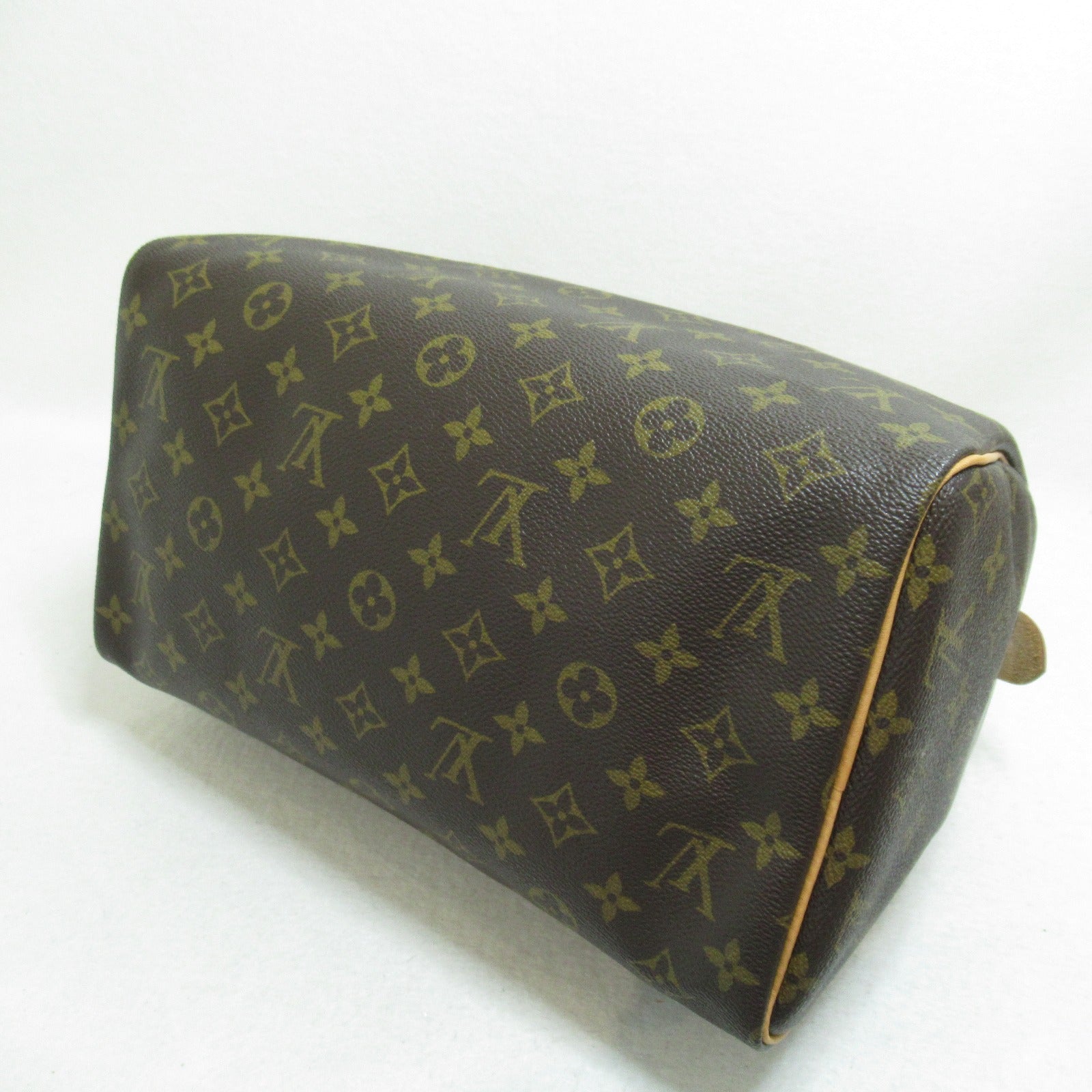 LOUIS VUITTON Monogram Speedy 30金扣手挽袋啡色