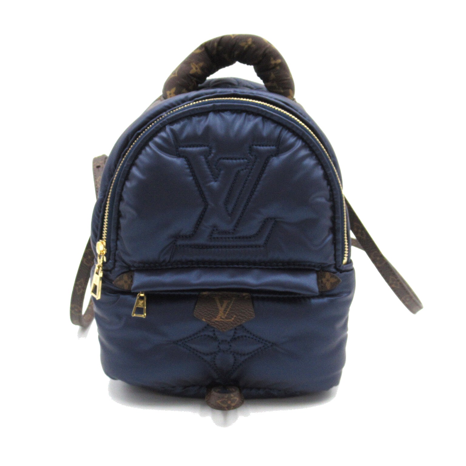 LOUIS VUITTON 【激減優惠】尼龍Palm Springs MINI背包藍色