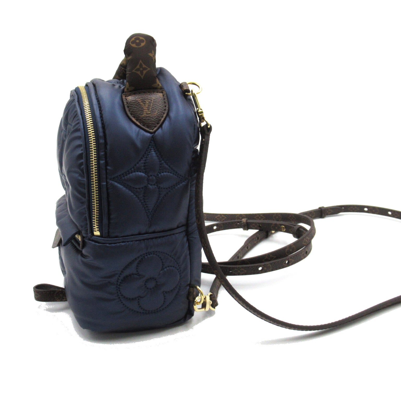 LOUIS VUITTON 【激減優惠】尼龍Palm Springs MINI背包藍色