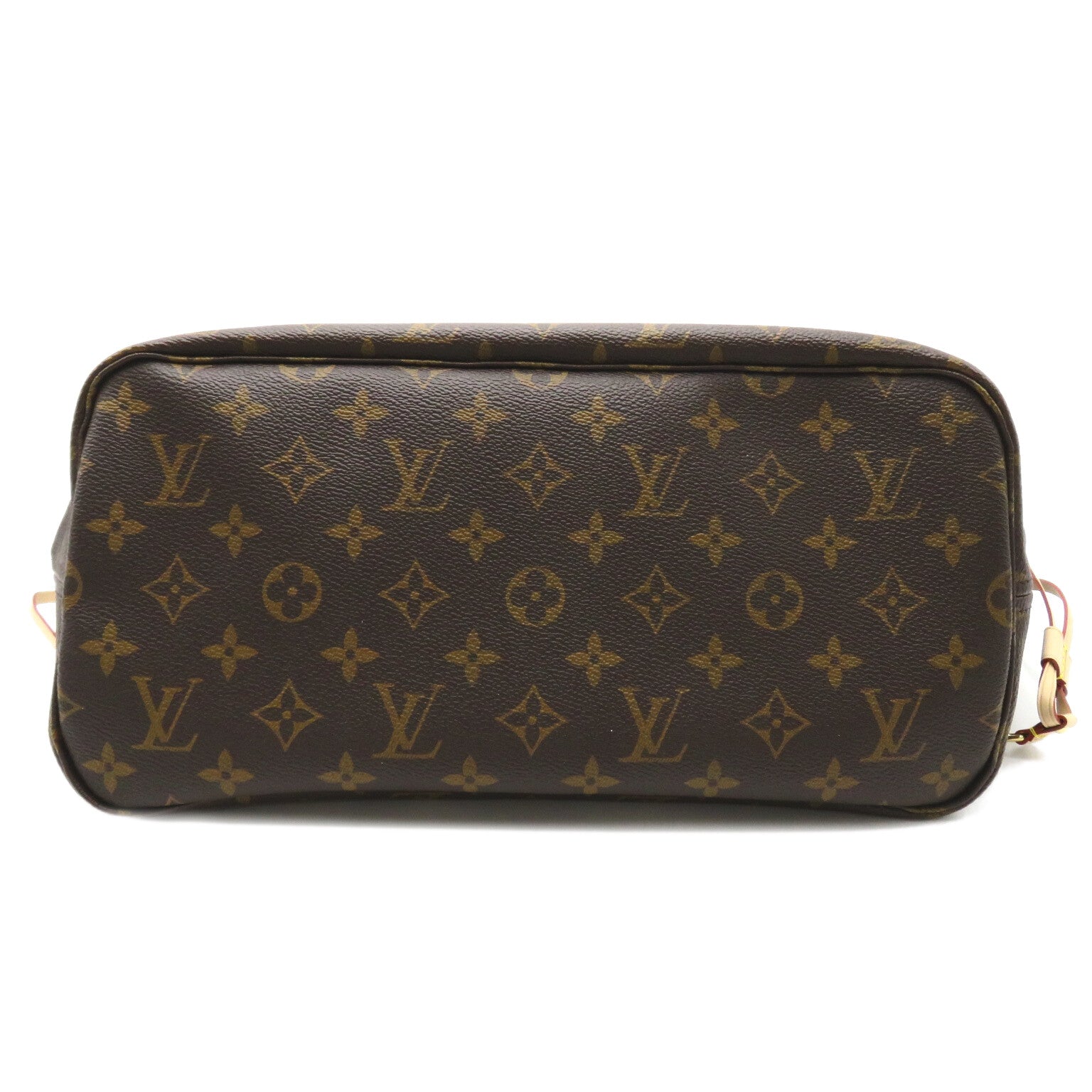LOUIS VUITTON Monogram Neverfull MM Large Tote Bag金扣手挽袋啡色