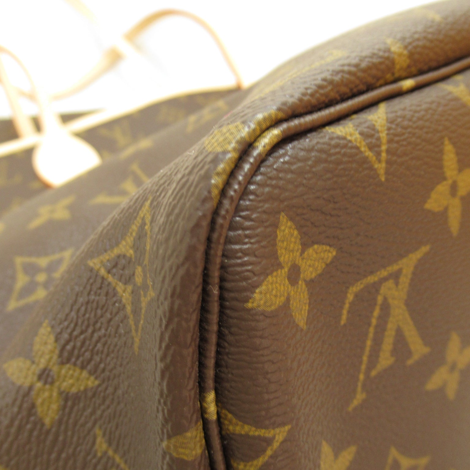 LOUIS VUITTON Monogram Neverfull MM手挽袋/肩背袋啡色