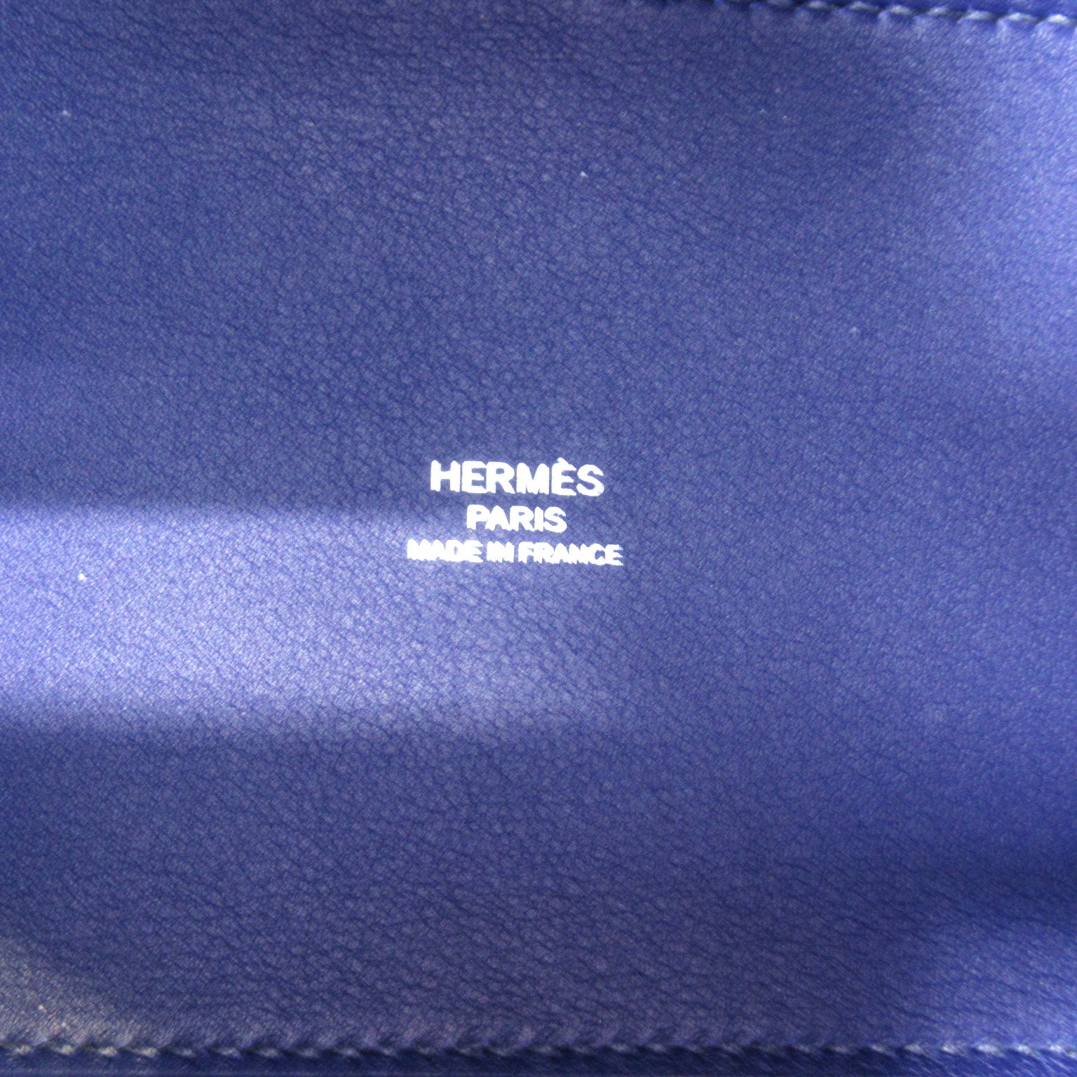 HERMES 帆布/Swift皮革H Ann Bie PM手挽肩背兩用袋藍色/黑色