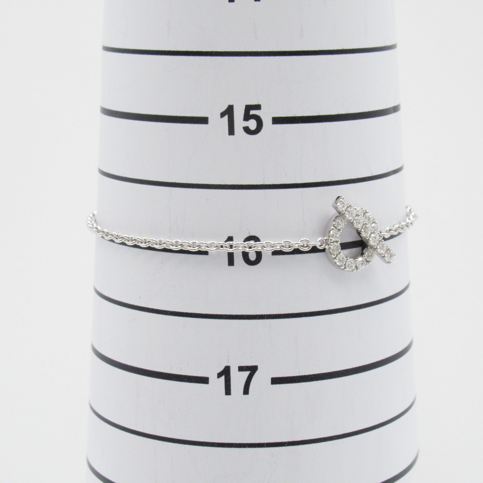 HERMES 【激減優惠】18K白金Finesse Diamond 0.55ct鑽石手鏈