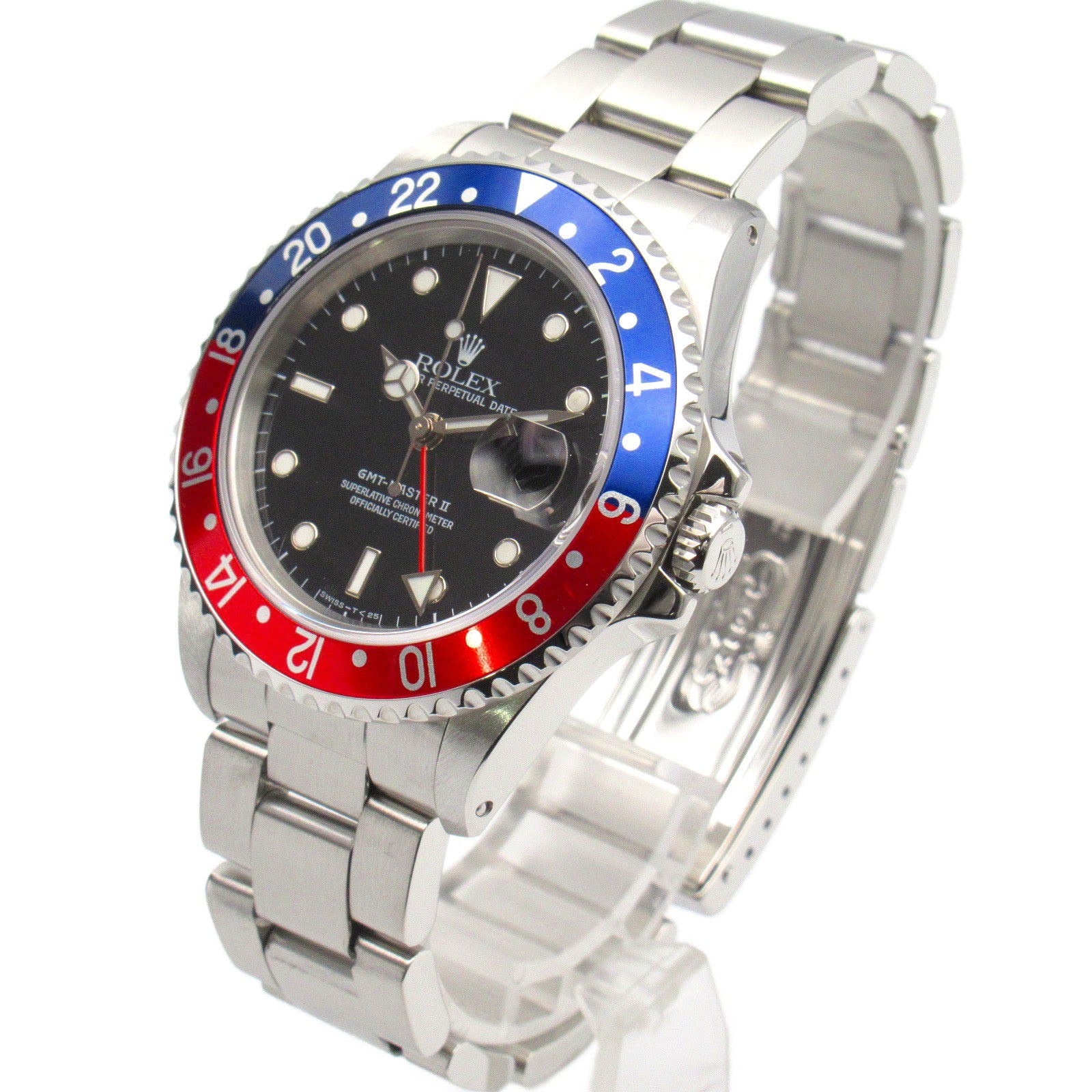 ROLEX GMT MasterⅡ不鏽鋼手錶自動機芯黑色