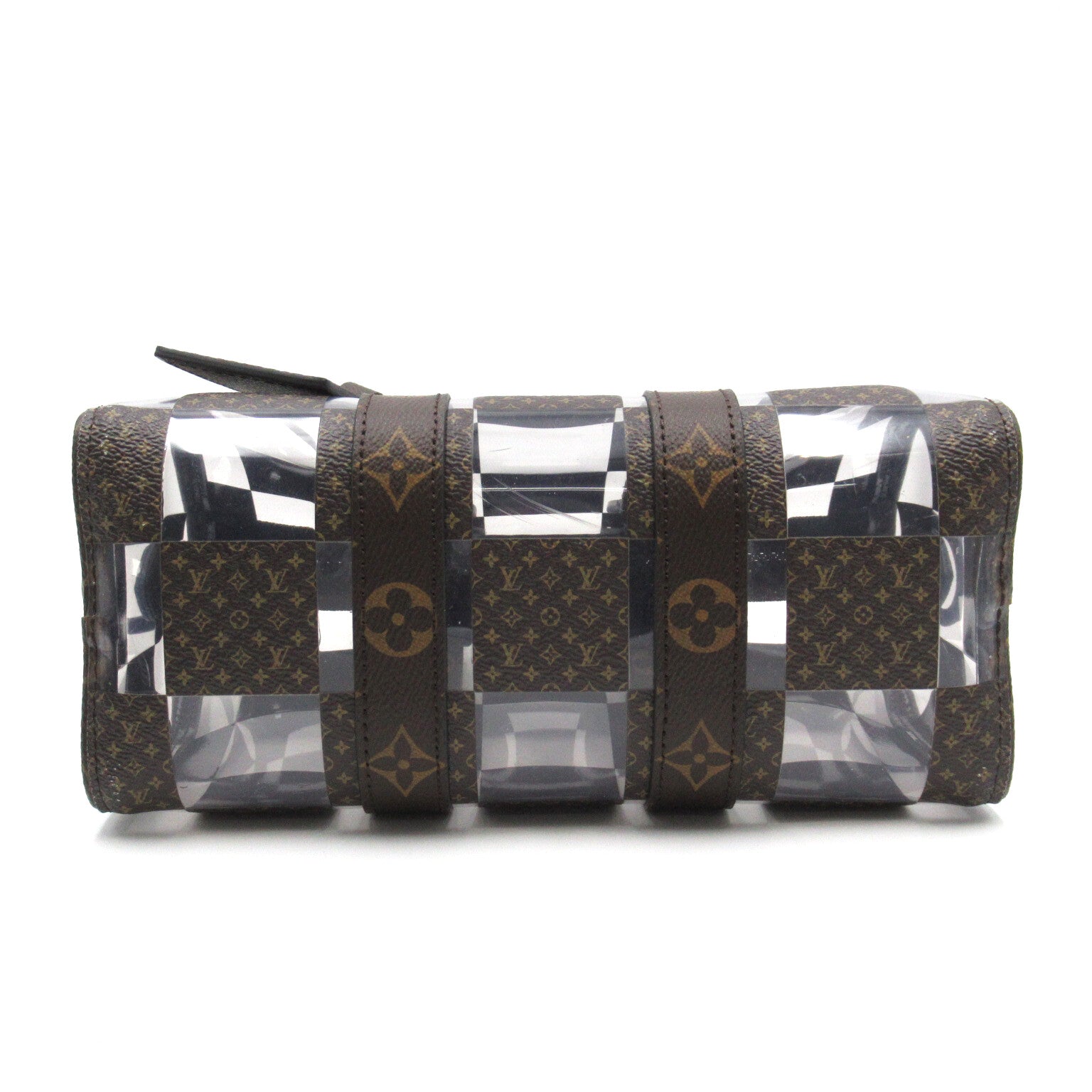 LOUIS VUITTON Monogram Chess Keepall Bandouliere 25手挽肩背兩用袋啡色