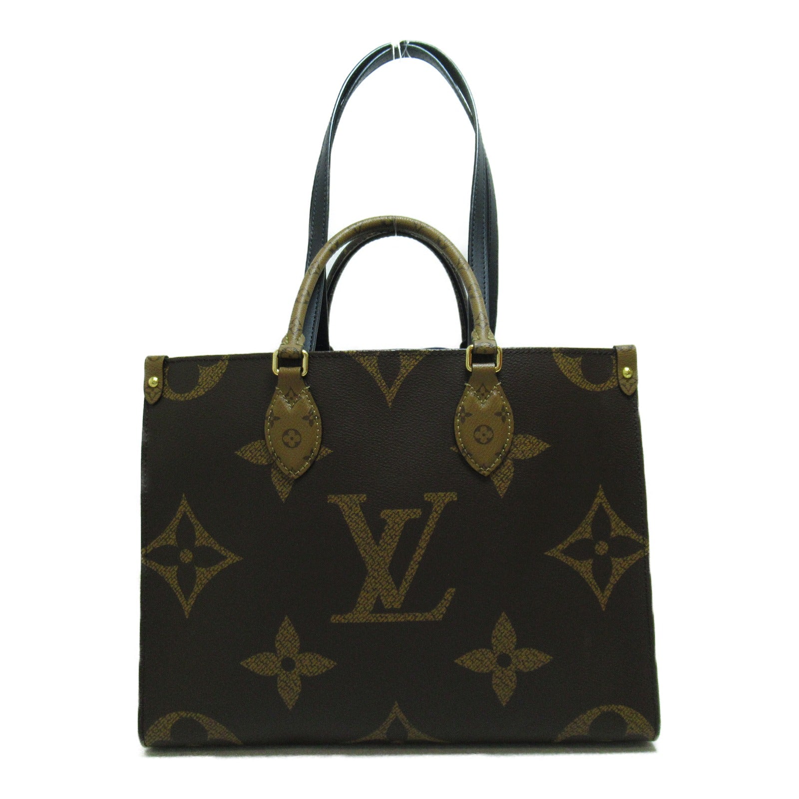LOUIS VUITTON Monogram Reverse OnTheGo MM Tote Bag 手挽袋金扣手挽袋啡色