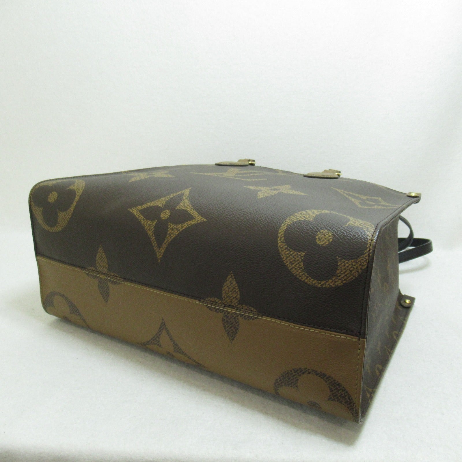LOUIS VUITTON Monogram Reverse OnTheGo MM Tote Bag 手挽袋金扣手挽袋啡色