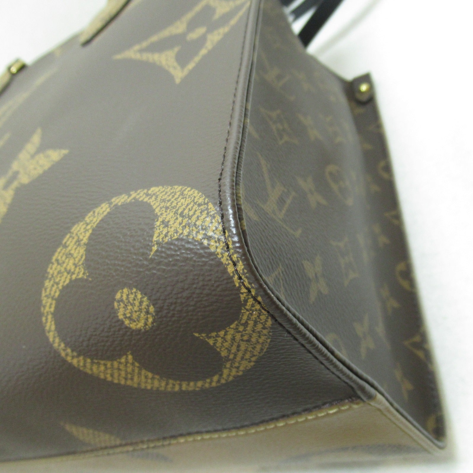 LOUIS VUITTON Monogram Reverse OnTheGo MM Tote Bag 手挽袋金扣手挽袋啡色