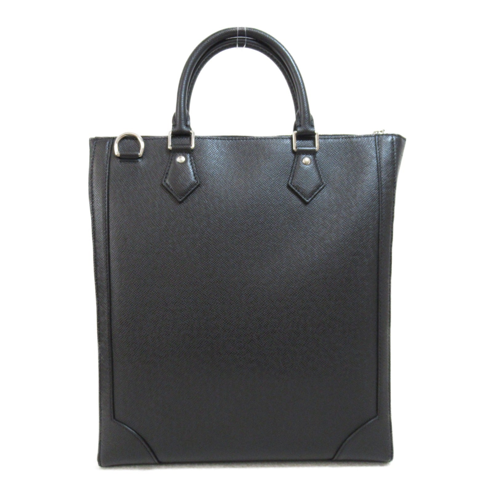 LOUIS VUITTON 【激減優惠】Taiga Vertical Tote銀扣手挽肩背兩用袋黑色