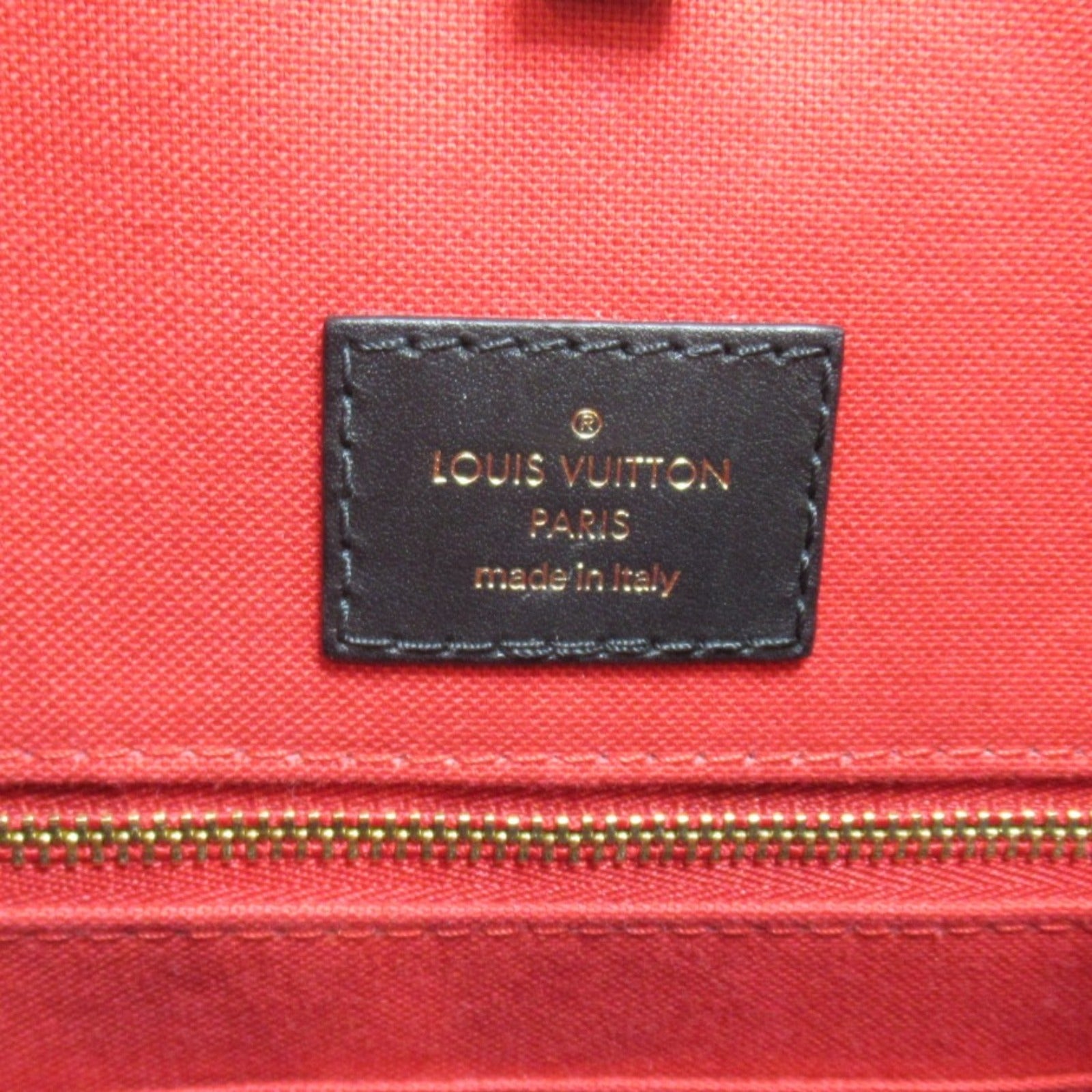 LOUIS VUITTON 【激減優惠】Monogram Giant Reverse OnTheGo MM手挽肩背兩用袋啡色