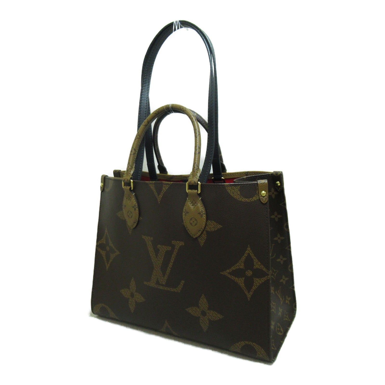 LOUIS VUITTON 【激減優惠】Monogram Giant Reverse OnTheGo MM手挽肩背兩用袋啡色