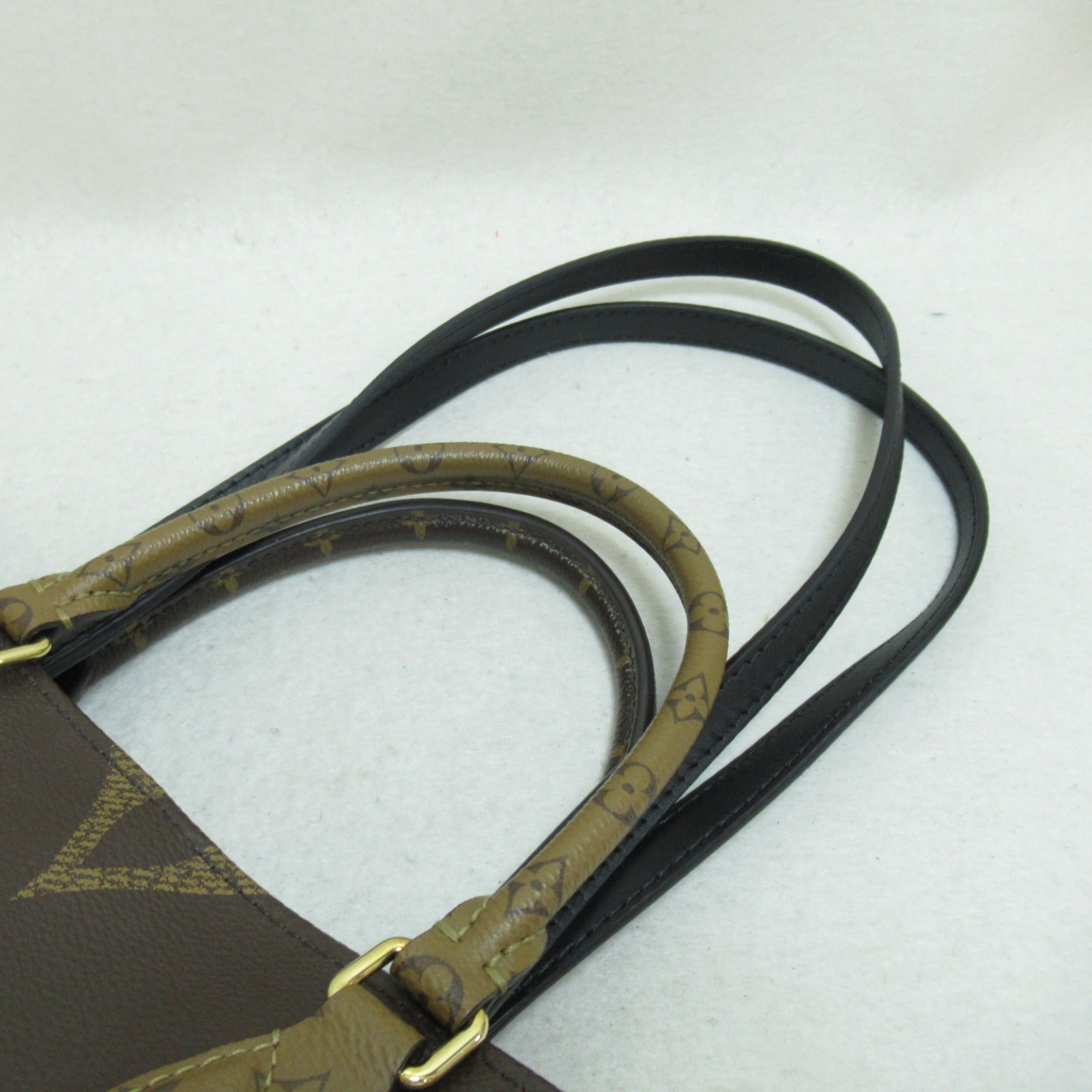 LOUIS VUITTON 【激減優惠】Monogram Giant Reverse OnTheGo MM手挽肩背兩用袋啡色