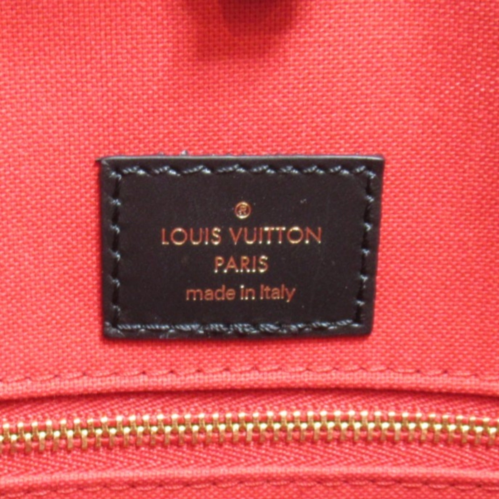 LOUIS VUITTON Monogram Giant/Reverse OnTheGo MM金扣手挽肩背兩用袋啡色